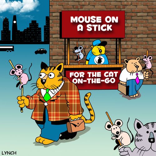 Mouse on a stick