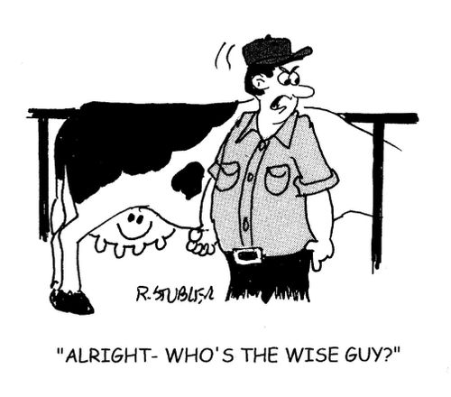 'Alright, who's the wise guy'