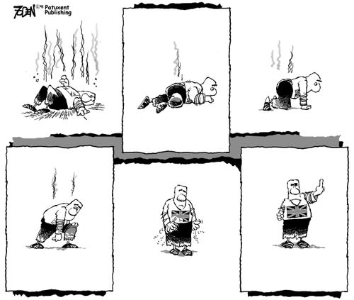 London bombings - British resolve.