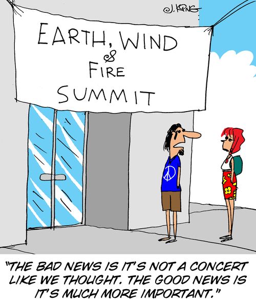 'The bad news is it's not a concert like we thought. The good news is it's much more important.'