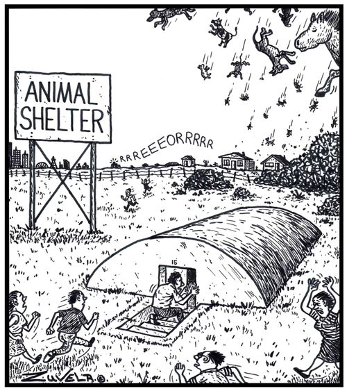 Visual Gag: Animal Shelter 