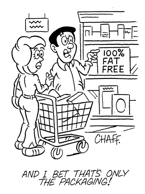 'And I bet that's only the packaging!'