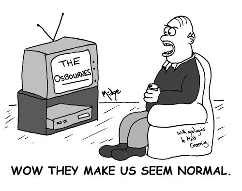 'Wow, they make us seem normal.'