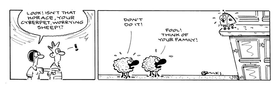 Nethead strip: Sheep worrying
