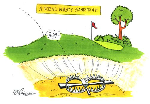 'A really nasty sandtrap'