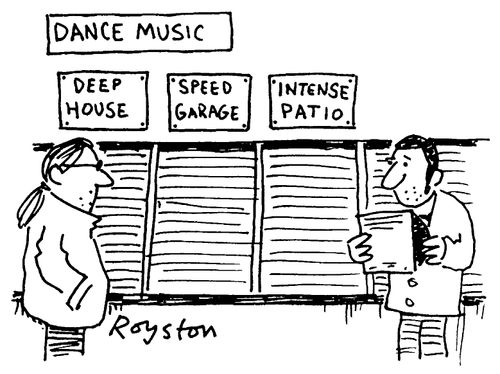 'Dance music' 'Deep house' 'Speed garage' 'Intense patio'