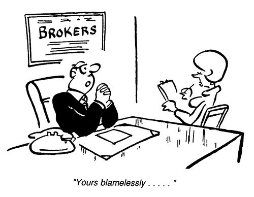 "Yours blamelessly........."