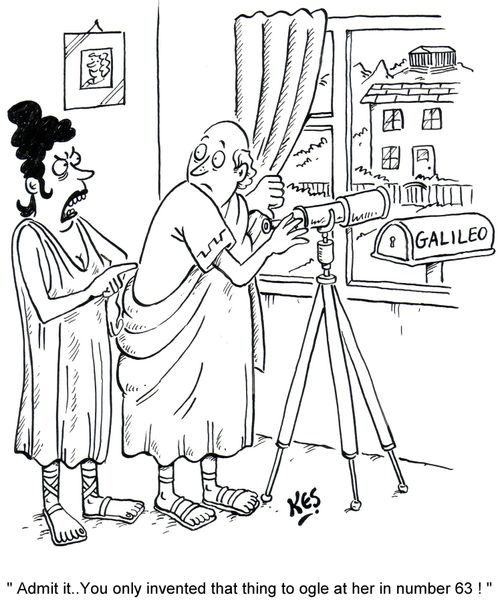 'Admit it.. You only invented that thing to ogle at her in number 63!'
