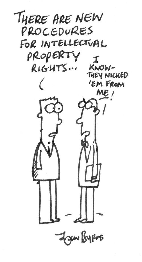 'There are new procedures for intellectual property rights...'