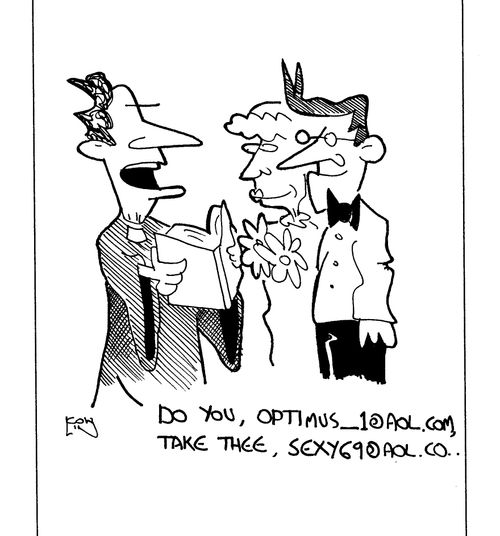 'Do you, Optimus_!@aol.com. take thee, Sexy69@aol.co...'