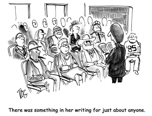 There was something in her writing for just about anyone.