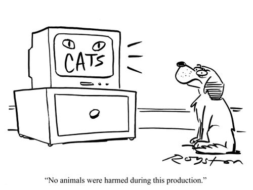 "No animals were harmed during this production."