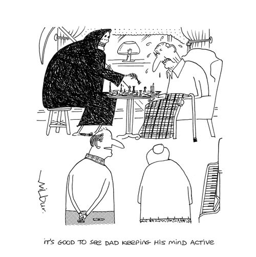 'It's good to see Dad keeping his mind active.'