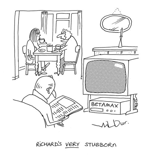 'Richard's very stubborn.'