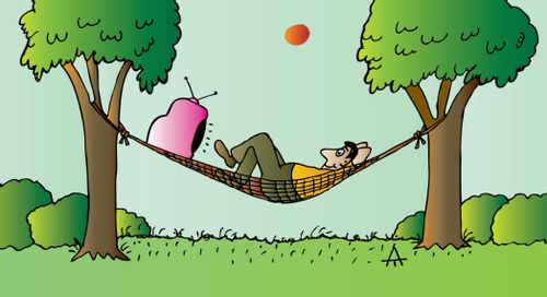 Enjoying the Great Outdoors.