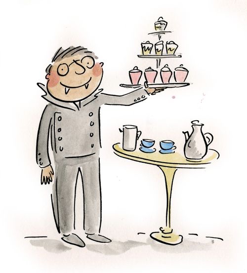 Vampire afternoon tea.