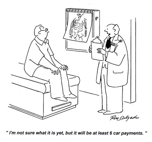 'I'm not sure what it is yet, but it will be at least 6 car payments.'