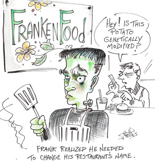 Frank realized he needed to change his restaurant's name.