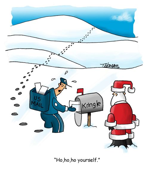 'Ho, ho, ho yourself.'