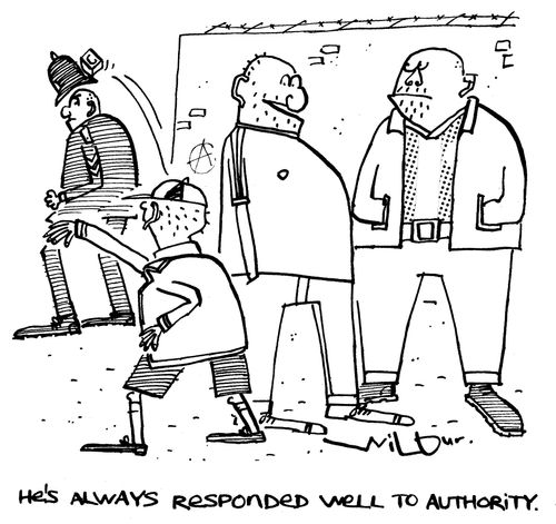 'He's always responded well to authority.'