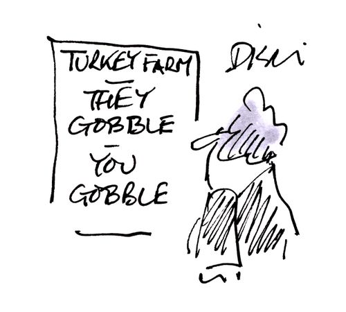 Turkey Farm - They gobble - You gobble.