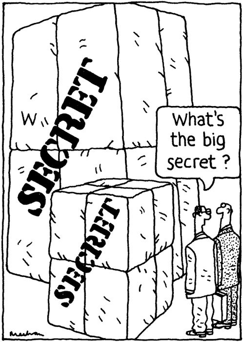'What's the big secret?'