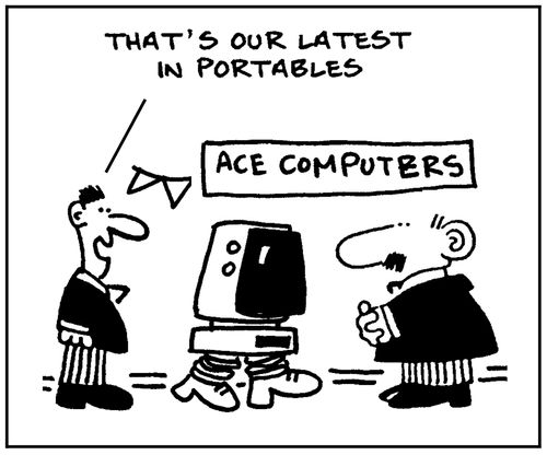 'That's our latest in portables.'