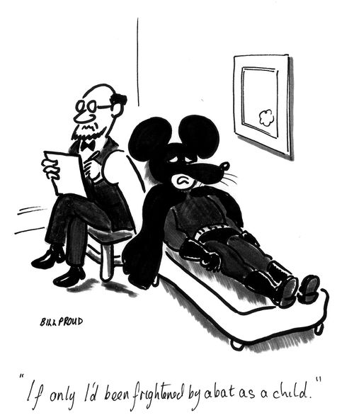 'If only I'd been frightened by a bat as a child,'