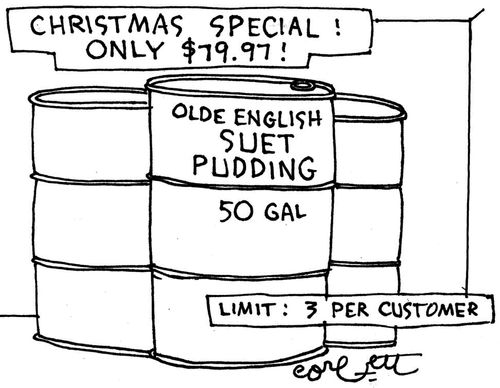 Christmas Spcial!  Only $79.97...Olde English Suet Pudding - 50 Gal.