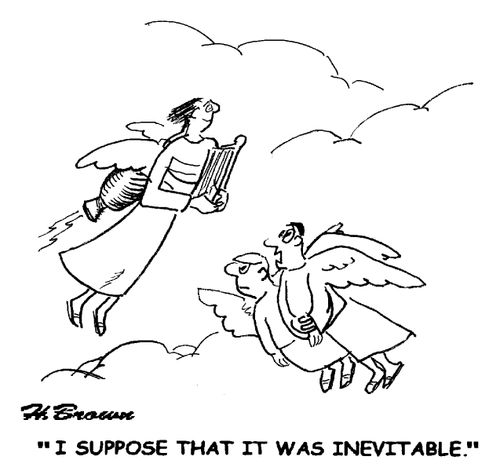 'I suppose that it was inevitable.'