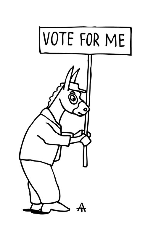 'Vote for Me.'