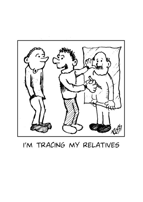 'I'm tracing my relatives.'