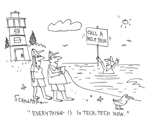 'Everything is so tech, tech now.'