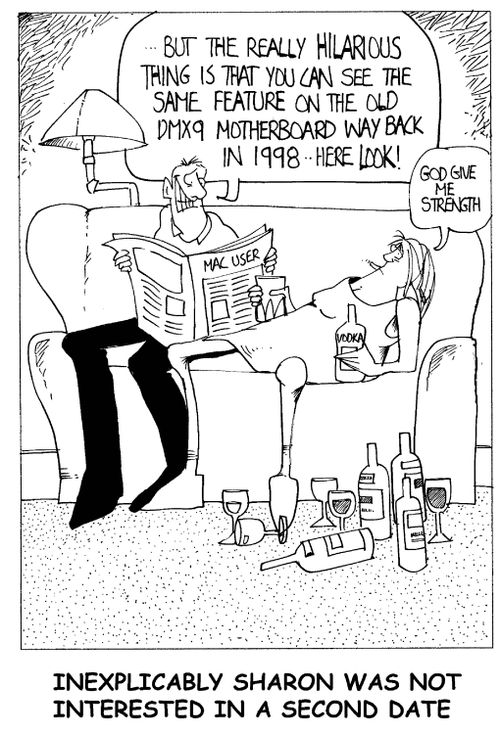 'Inexplicably Sharon was not interested in a second date.'