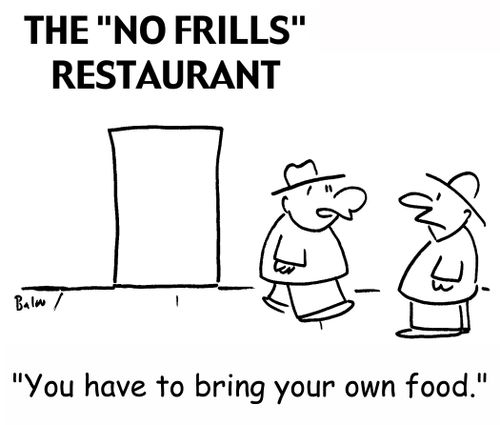 'You have to bring your own food.'