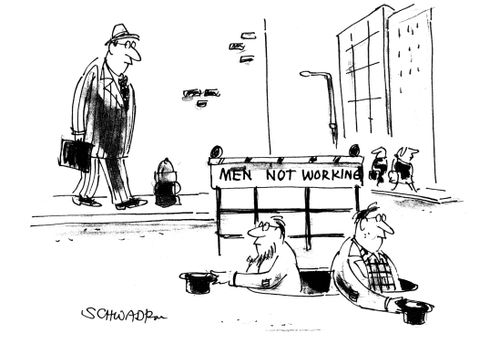 Men Not Working.
