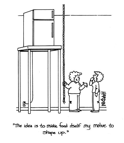 'The idea is to make food itself my motive to shape up.'