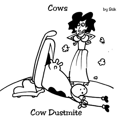 COWS: Cow vase