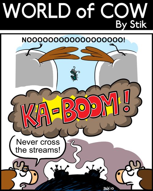 Never cross the streams!