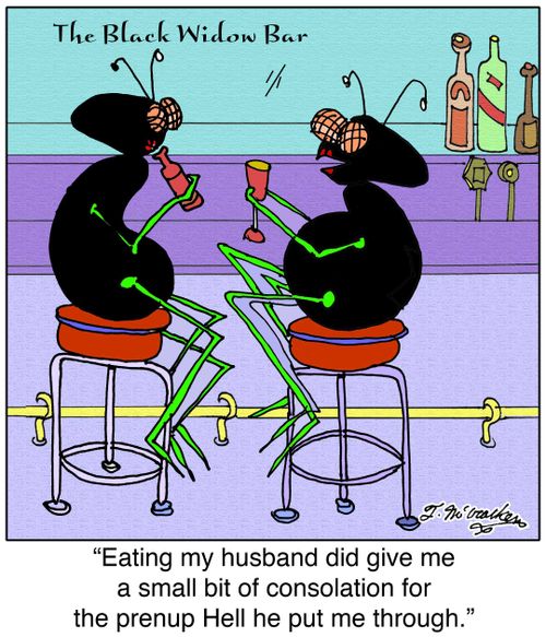 'Eating my husband did give me a small bit of consolation for the prenup Hell he put me through.'