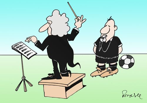 Conductor and the Referee Choir.
