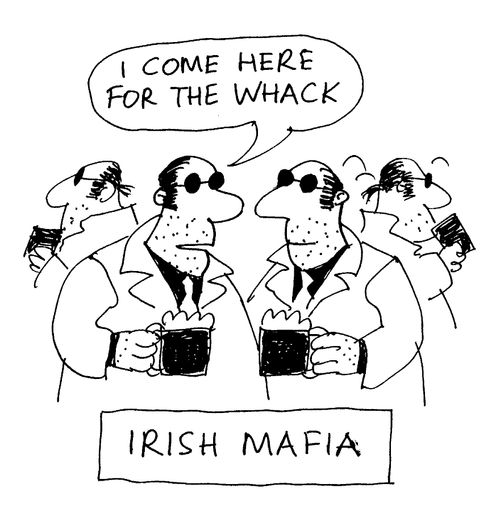 "I come here for the whack."