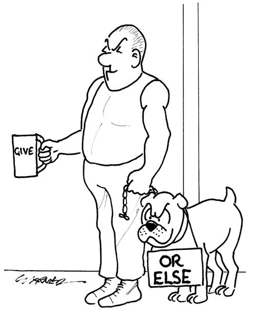 Beggar and Dog