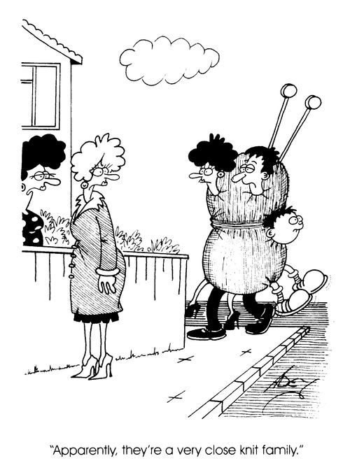 "Apparently, they're a very close knit family."