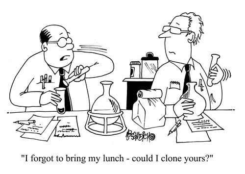 'I forgot to bring my lunch - could I clone yours?'