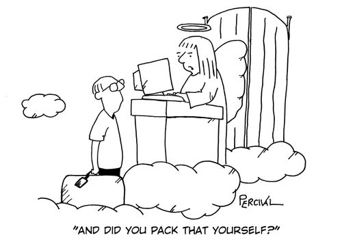 'And did you pack that yourself'