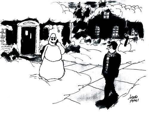 Snowman on Mobile.
