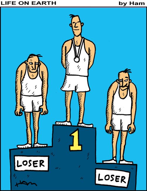Loser's Podium.