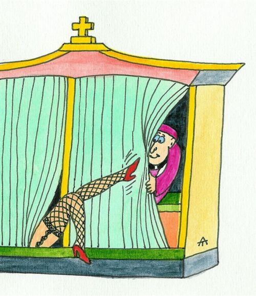 Clergyman and Working Girl