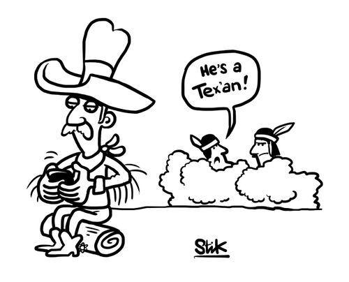 'He's a Tex'an.'